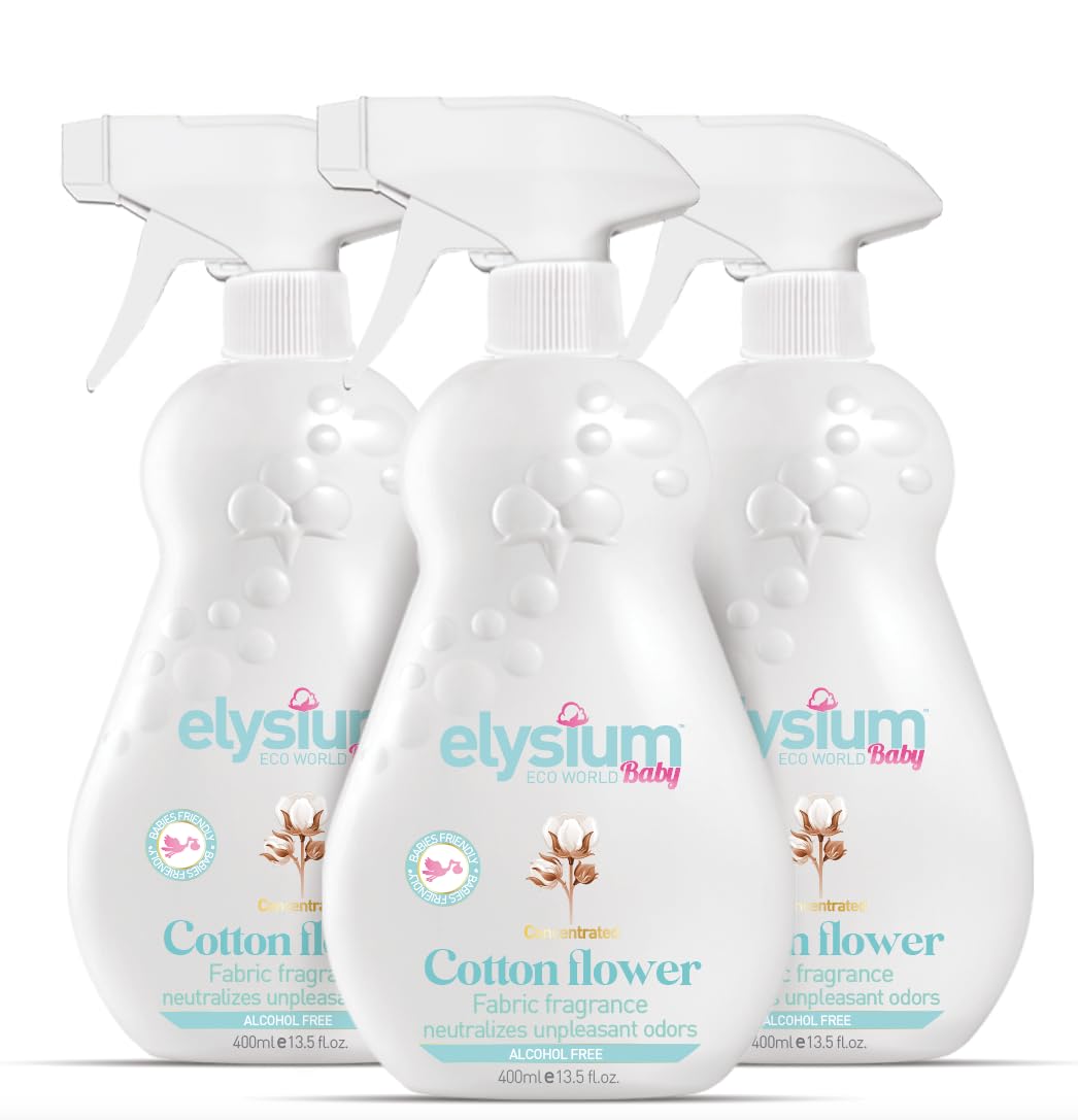 Baby Fabric Spray Freshener and Room Spray - Non Toxic Ingredients, Alcohol Free and Allergan Free Linen Spray for Bedding and Air Freshener – Long-Lasting Fragrance Refresher and Deodorizer Spray.