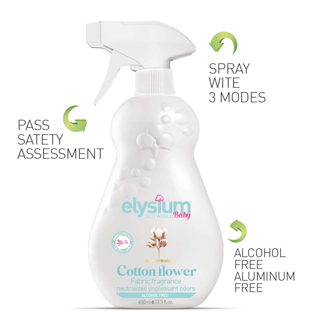 Baby Fabric Spray Freshener and Room Spray - Non Toxic Ingredients, Alcohol Free and Allergan Free Linen Spray for Bedding and Air Freshener – Long-Lasting Fragrance Refresher and Deodorizer Spray.