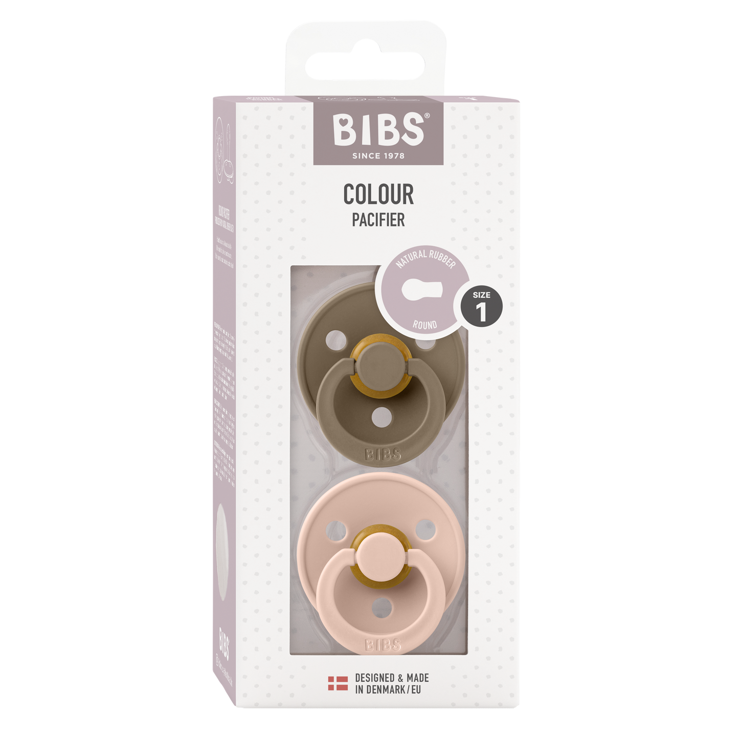 BIBS - COLOUR | SIZE1 Pacifier