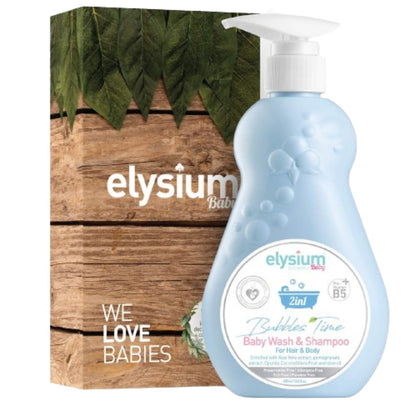 ELYSIUM ECO WORLD Triplette Baby Organic Shampoo and Body Wash, Baby Fabric Spray Freshener and Room Spray and Premium Baby Bottle Cleaner Soap. 13.5 Fl Oz Each